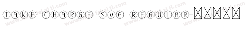 Take Charge SVG Regular字体转换